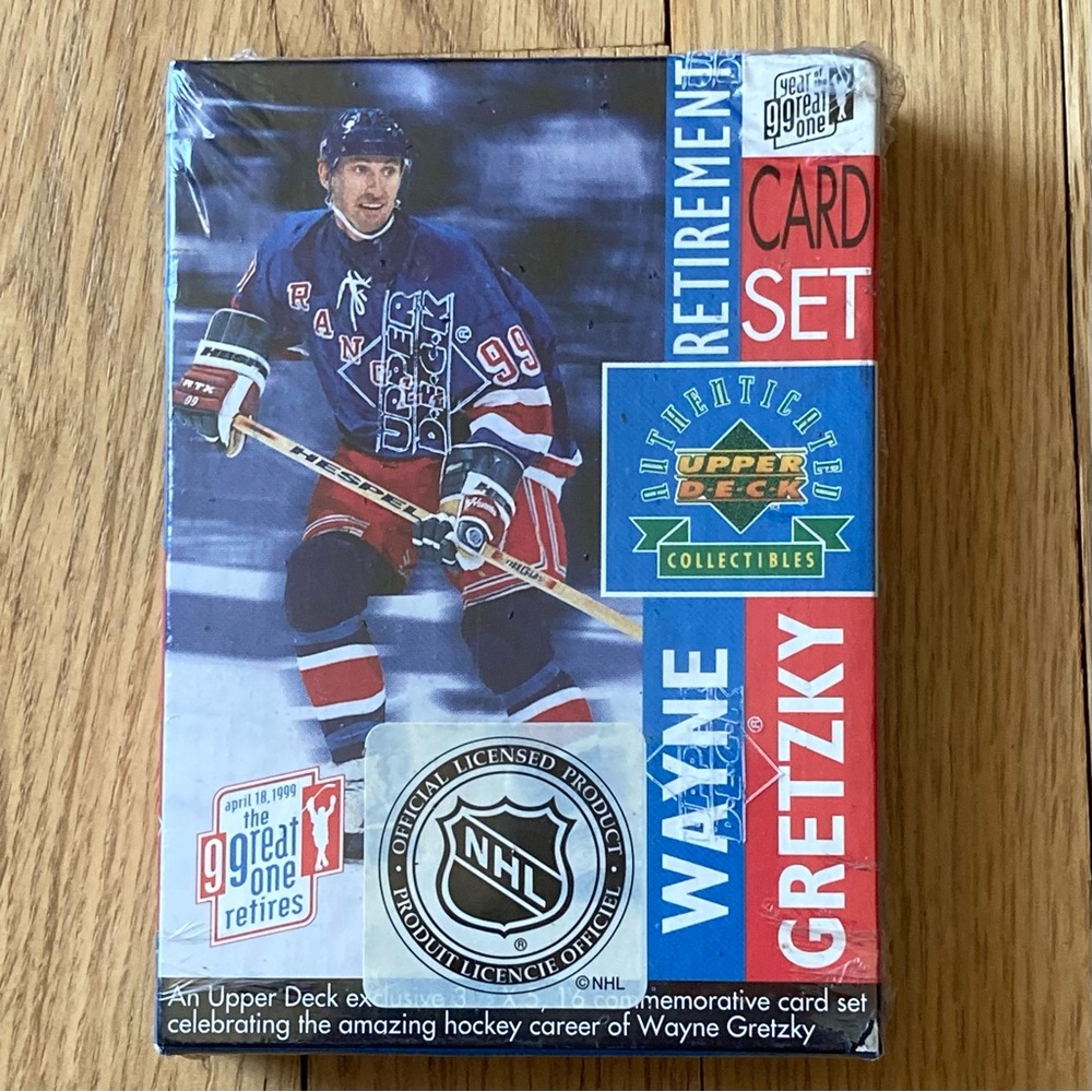 Factory SEALED 1999 Wayne Gretzky Retirement Upper Deck 16 Exclusive Cards